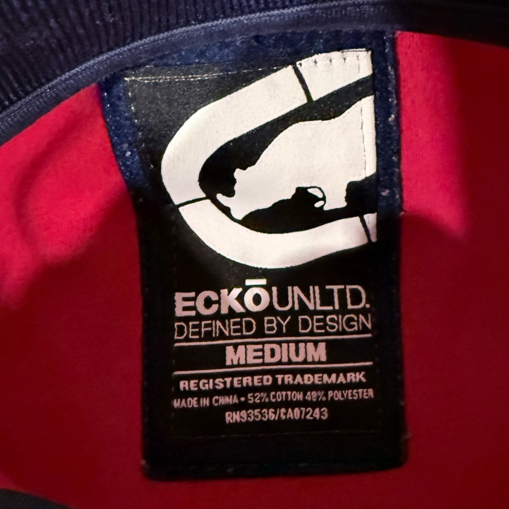 🔥Ecko Unld Red Zip-Up Jacket with White and Black Accents🔥 - Picture 5 of 5